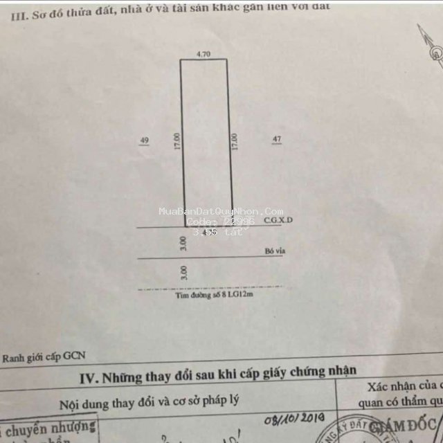 Bán đất cầu 2 hà thanh