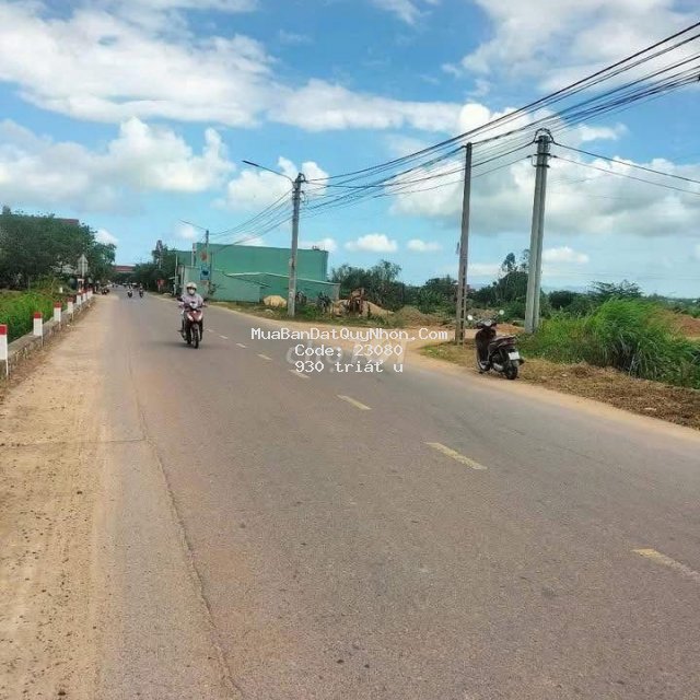 Bán đất mặt tiền đường nhựa 15m khu dân cư an cửu tuy phước Bán đất mặt tiền đường nhựa 15m khu dân cư an cửu tuy phước