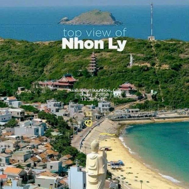 Bán đất thổ cư mặt tiền giá *** khu vực bãi nồm-nhơn lý-quy nhơn