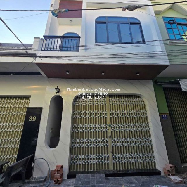 Bán nhà mặt tiền đường phan văn lân, khu chợ đầm, quy nhơn