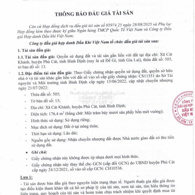 Bđs xã cát khánh, huyện phù cát, tỉnh bình định (xã đề gi, gia lai) Bđs xã cát khánh, huyện phù cát, tỉnh bình định (xã đề gi, gia lai)