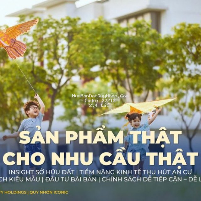 Chỉ 240tr sở hữu ngay lô đất quy nhơn iconic Chỉ 240tr sở hữu ngay lô đất quy nhơn iconic