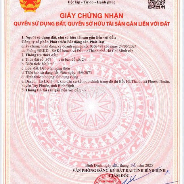Chính chủ cắt lỗ lô đất ngay mặt tiền quốc lộ 19 tp quy nhơn Chính chủ cắt lỗ lô đất ngay mặt tiền quốc lộ 19 tp quy nhơn