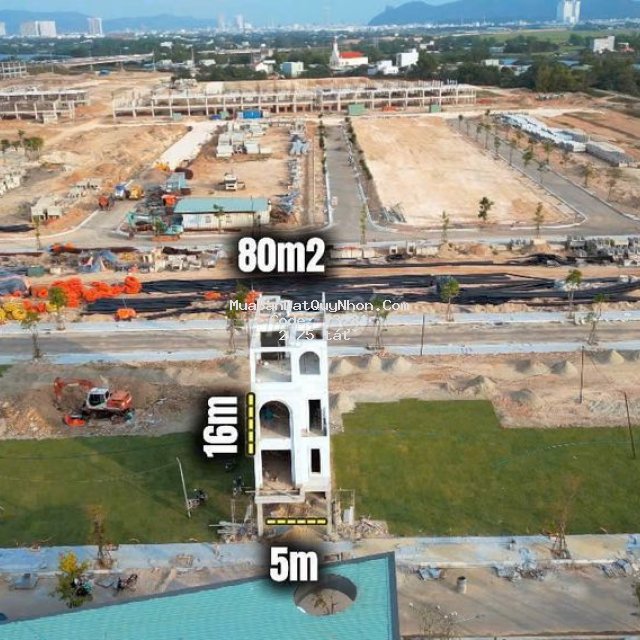 đất nền khu đô thị quy nhơn iconic giá chỉ 2,75 tỷ/nền sẵn sổ