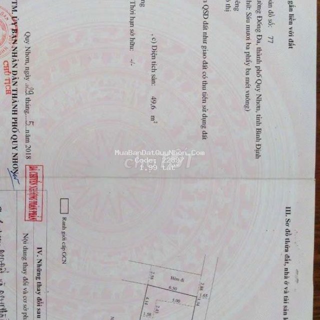 Nhà hẻm mê lỡ tttp quy nhơn