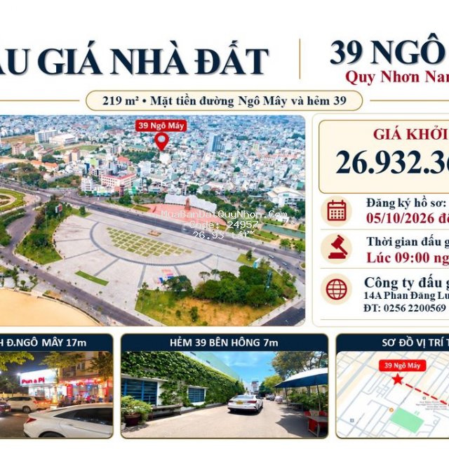 Bán căn 2 mặt tiền 39 ngô mây - 219m2 (quảng trường biển quy nhơn) Bán căn 2 mặt tiền 39 ngô mây - 219m2 (quảng trường biển quy nhơn)