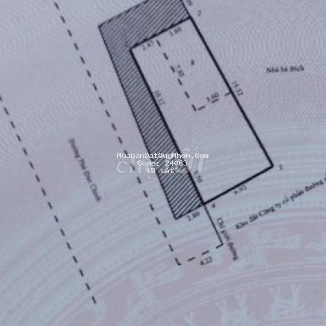 Bán căn nhà 2 mặt tiền, trung tâm tp quy nhơn