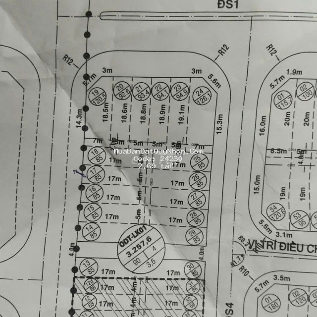 Bán đất khu hồ phú hoà nói dài quy nhơn dt: 85m2 giá bán 2tỷ690tr