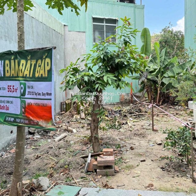 Bán gấp đất thổ cư tây sơn quy nhơn