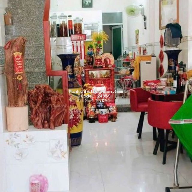 Bán nhà 2 tầng mặt tiền hà thanh quy nhơn