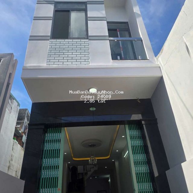 Bán nhà mới xây hẻm nguyễn trường tộ, phường quang trung, quy nhơn