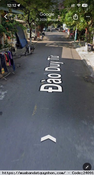 Cần Bán Gấp Nhà Mặt Tiền Đào Duy Từ – 90m² – Sổ Hồng Chính Chủ