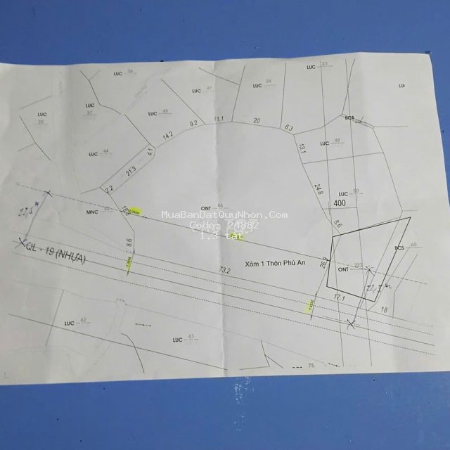 Cần bán lô đất mặt tiền ngang 5m tại quốc lộ 10, tây sơn, bình định Cần bán lô đất mặt tiền ngang 5m tại quốc lộ 10, tây sơn, bình định