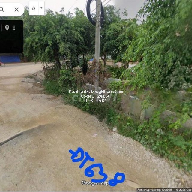 Cần bán lô đất ở (ont) giáp đường bê tông 10m