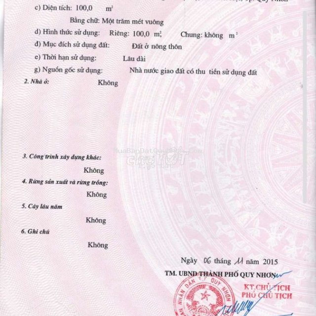 Chính chủ bán đất thổ cư mặt tiền chợ nhơn hội Chính chủ bán đất thổ cư mặt tiền chợ nhơn hội