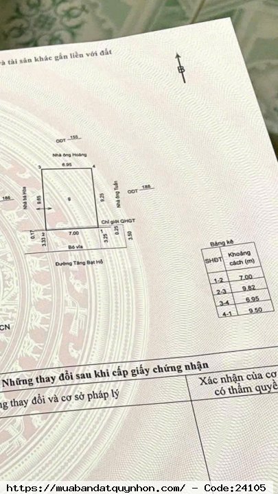 ĐỘC QUYỀN MẶT TIỀN TĂNG BẠT HỔ – NGANG 7M CỰC HIẾM – VỊ TRÍ VÀNG KINH DOANH