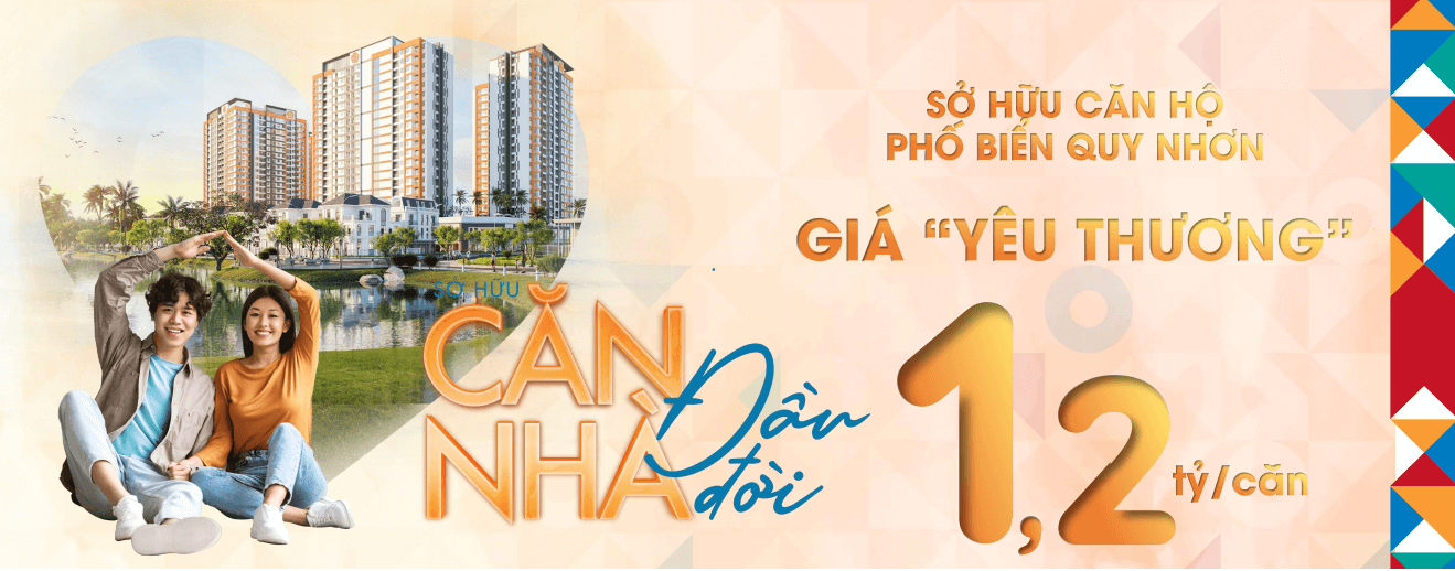Giá bán căn hộ 9X Quy Nhơn chỉ với 1.25 tỷ/căn