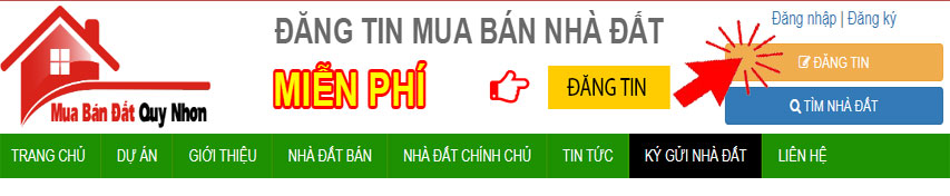 Hướng dẫn đăng tin mua bán nhà đất quy nhơn miễn phí