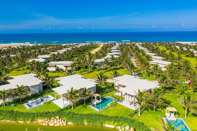 Hình ảnh thực tế Maia Resort Quy Nhơn giai đoạn một (Ảnh: Vinaliving).