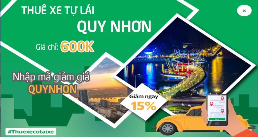 Cho thuê xe oto tự lại Quy Nhơn - giá rẻ - xe mới