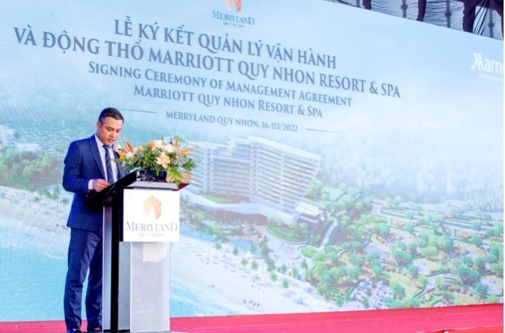 Marriott Quy Nhơn Resort & Spa, sẽ được ưu tiên đầu tư để trở thành một trong những phân khu cao cấp nhất của Merry Land Quy Nhơn