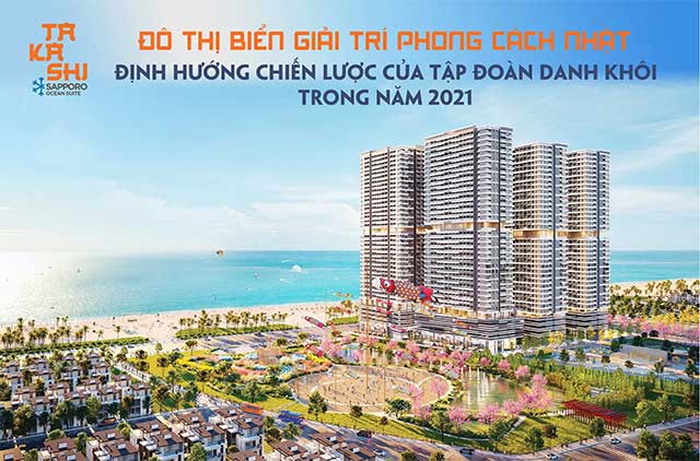 Phối cảnh tổng thể dự án Takashi Ocean Suite Kỳ Co. Ảnh: Danh Khôi Group