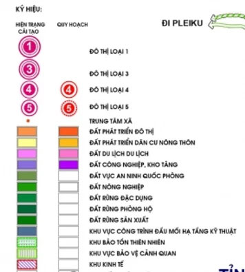 Ký hiệu trên bản đồ quy hoạch