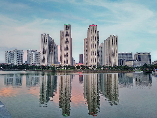 Hồ nước điều hòa mang lại mỹ quan cho môi trường sống