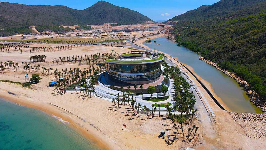 Một góc Merryland Quy Nhơn đang triển khai xây dựng