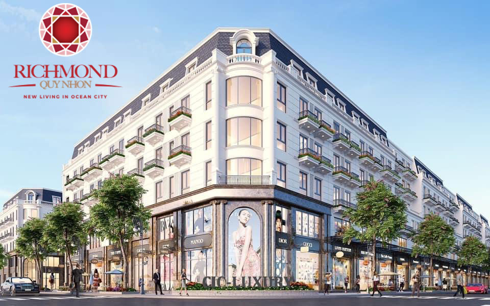 Nhà phố shophouse RichMond Quy Nhơn
