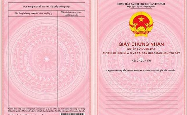 Sổ hồng áp dụng mẫu mới