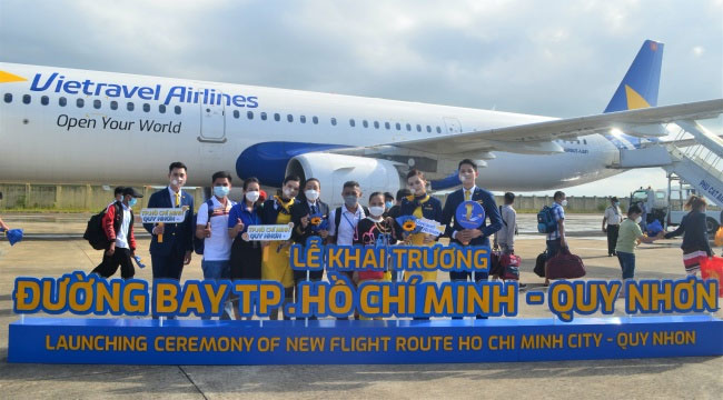 vietravel airlines khai truong duong bay den quy nhon